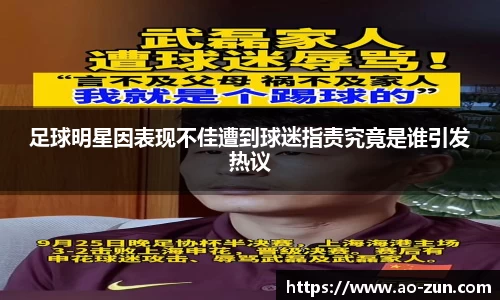 足球明星因表现不佳遭到球迷指责究竟是谁引发热议